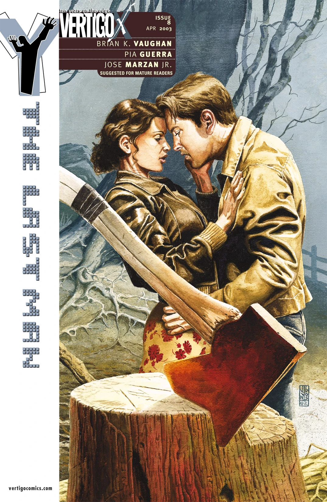Y: The Last Man #8 (DC, 2003 — Cover A) cover